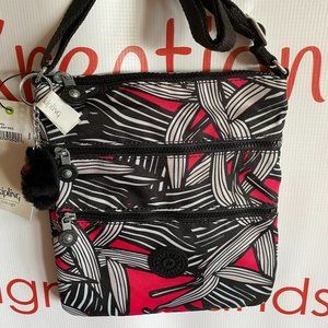 Kipling Keiko Small Crossbody in Bold Leaf Red